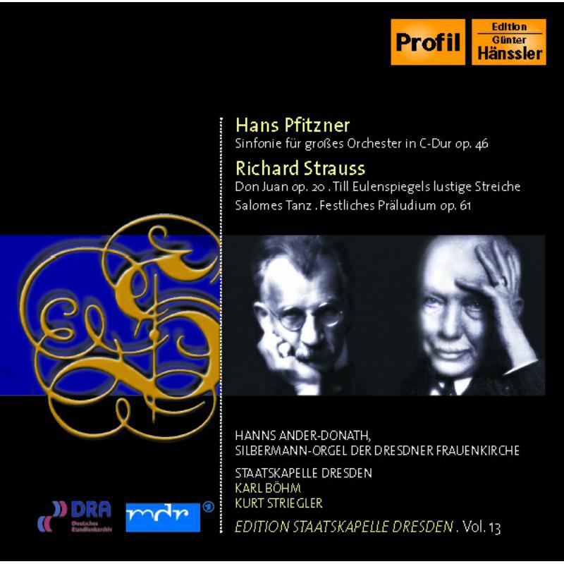 Picture of Staatskapelle Dres:Bohm - PFITZNER: Symphony in C / STRAUSS, Richard: Don Juan / Till Eulenspiegel's Merry Pranks