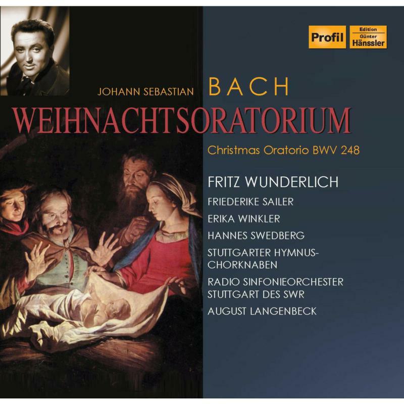 Picture of Wunderlich:Radio So Stuttgart - J.S BACH: CHRISTMAS ORATORIO