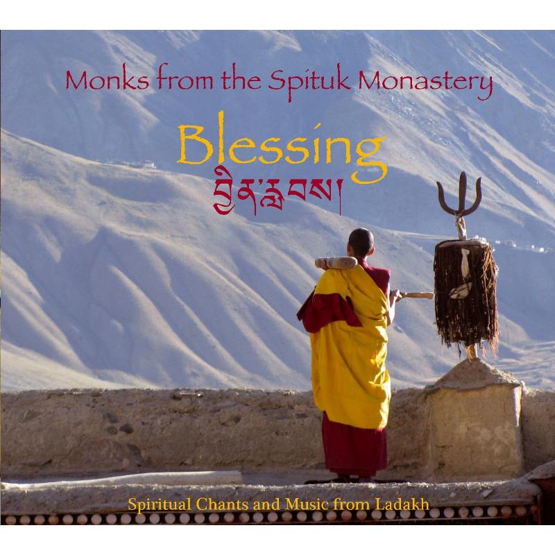 Picture of Monks From The Spituk Monastery - Blessing