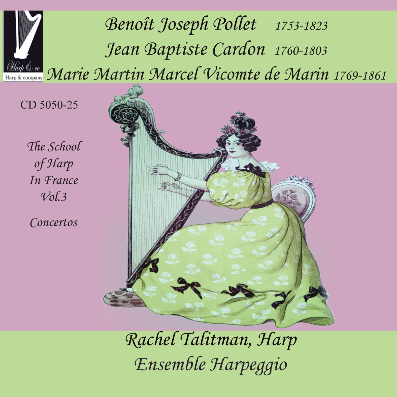 Picture of Talitman, Ensemble Harpeggio - School of Harp in France - Vol.3