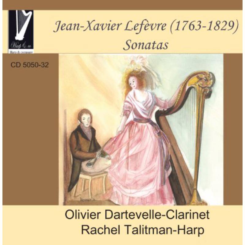 Picture of Rachel Talitman / Oliver Dartevelle - Lef�vre: Sonatas for harp & clarinet