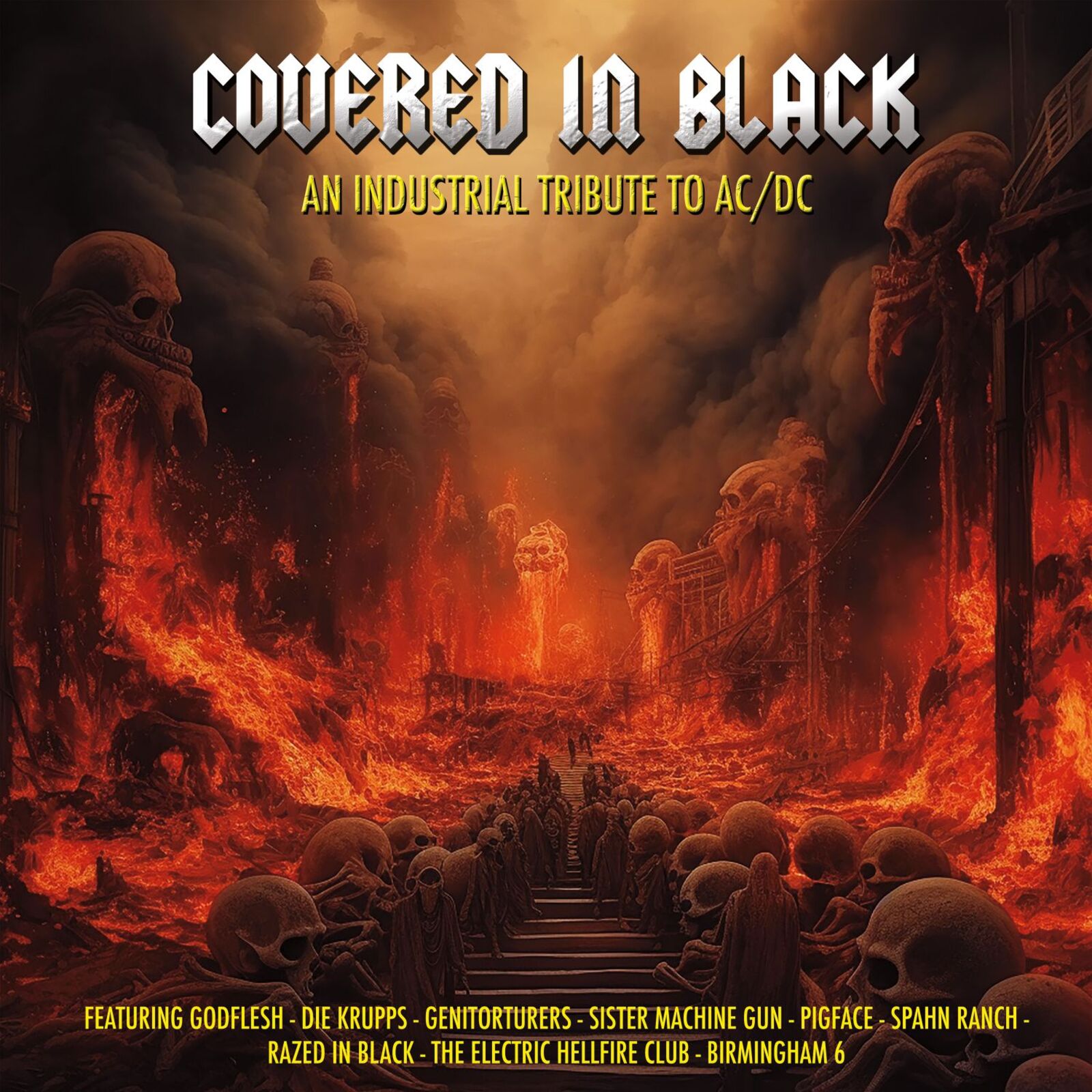 Picture of Various Artists - Covered In Black - An Industrial Tribute To AC/DC
