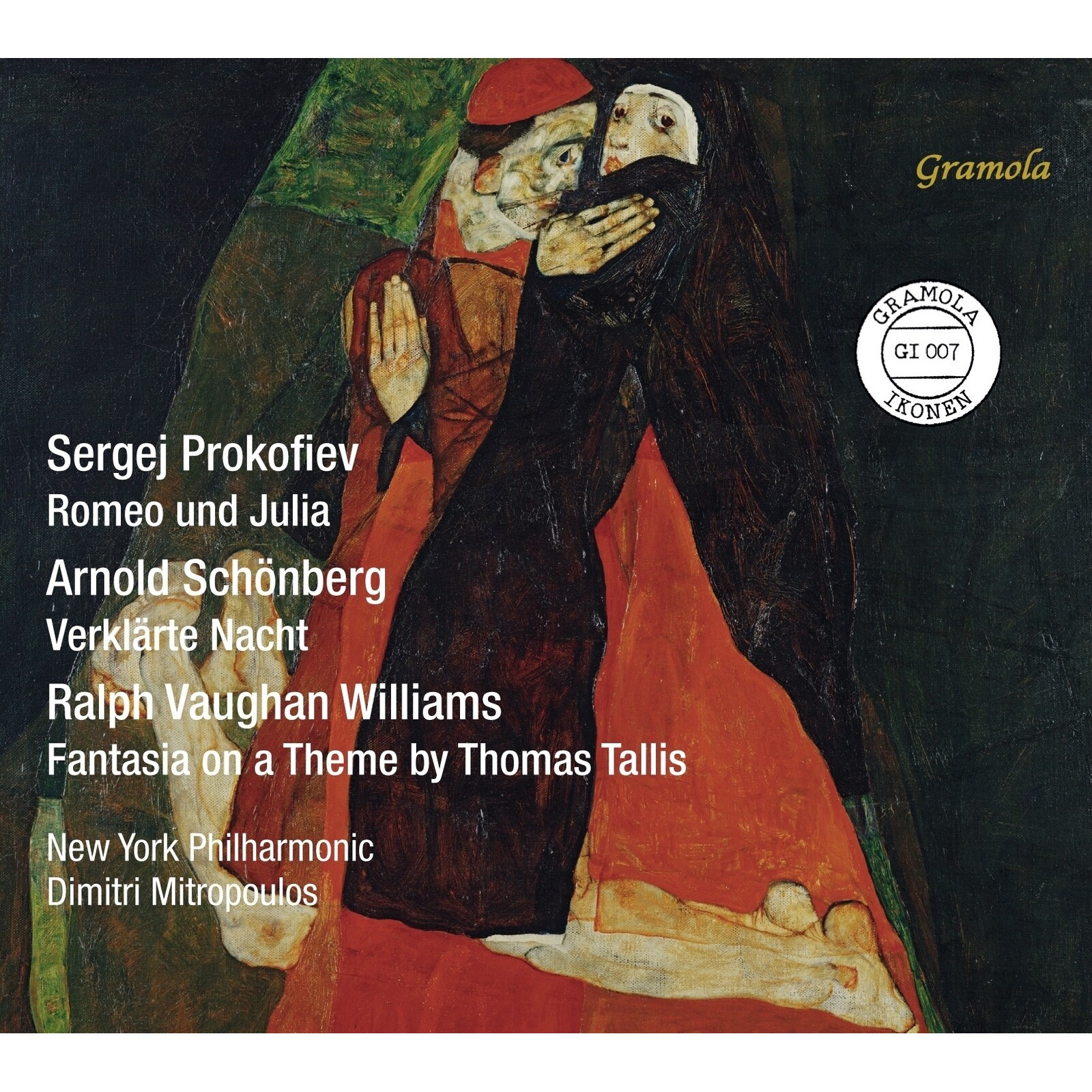 Picture of New York Philharmonic; Dimitri Mitropoulos - Sergej Prokofiev: Romeo und Julia; Arnold Schonberg: Verklarte Nacht; Ralph Vaughan Williams: Fantasia on a Theme by Thomas Tallis