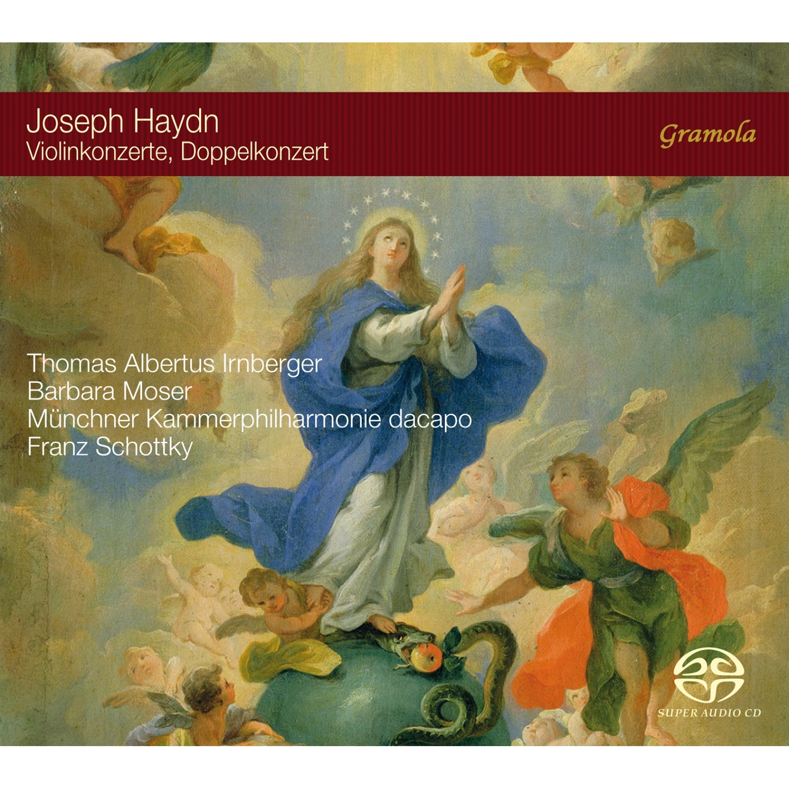 Picture of Thomas Albertus Irnberger; Barbara Moser; Munchner Kammerphilharmonie dacapo; Franz Schottky - Joseph Haydn: Violinkonzerte, Doppelkonzert