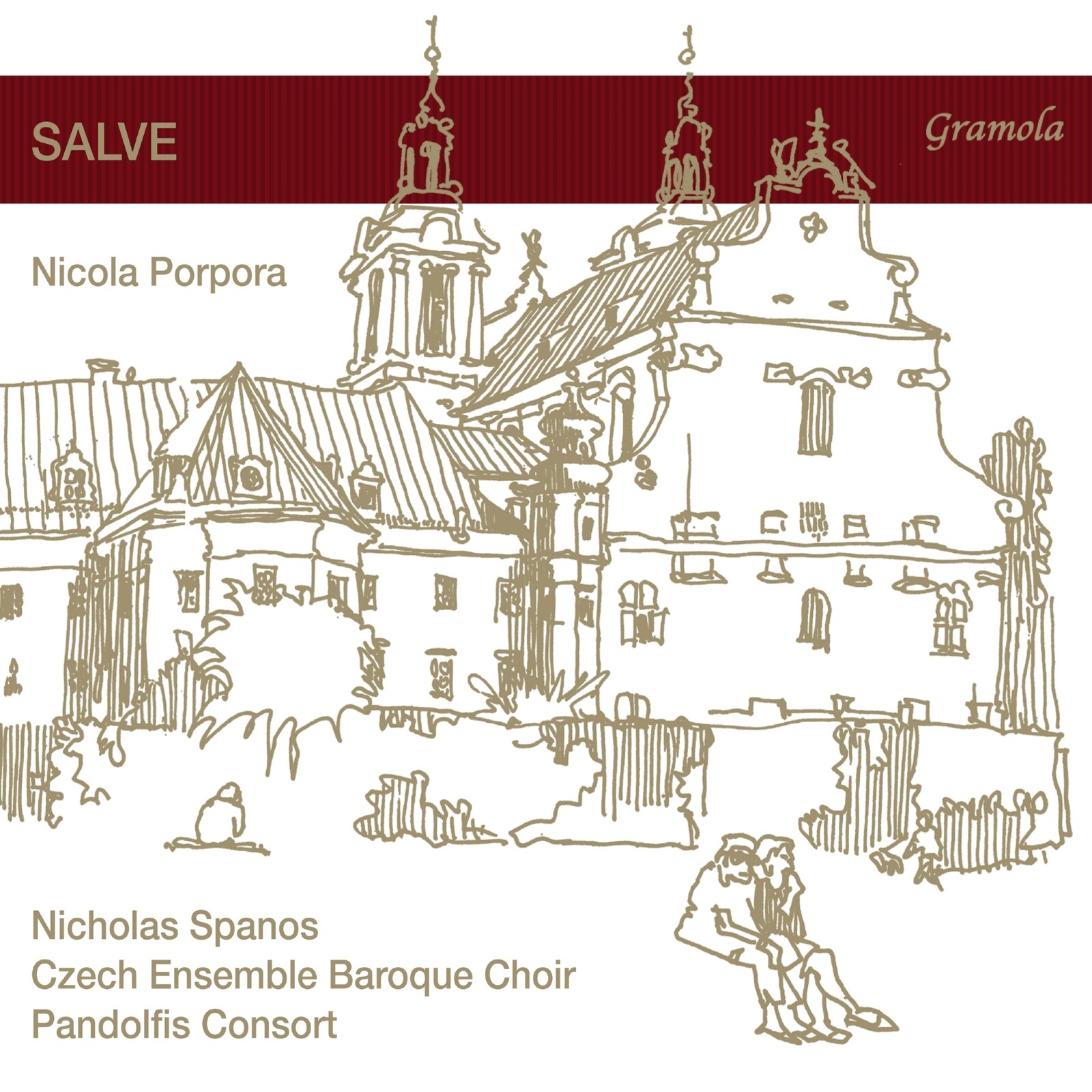 Picture of Nicholas Spanos; Pandolfis Consort; Czech Ensemble Baroque Choir - Nicola Porpora: Salve