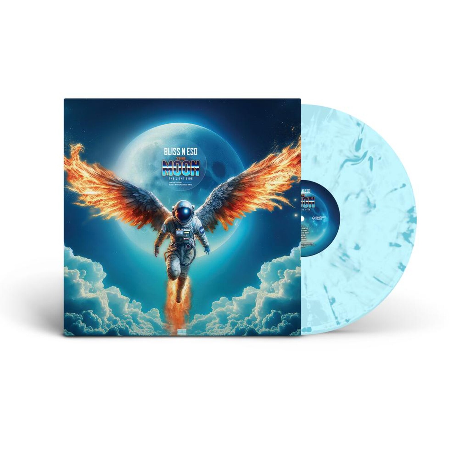 Picture of Bliss N Eso - The Moon (The Light Side) (Marbled Blue Moon Vinyl)