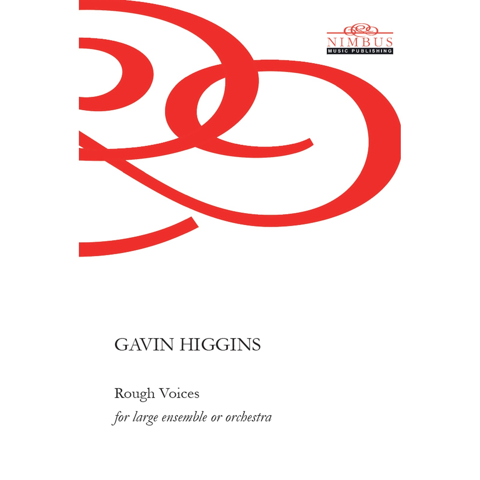 Picture of Gavin Higgins - Gavin Higgins: Rough Voices (2020) Study Score for large ensemble or orchestra