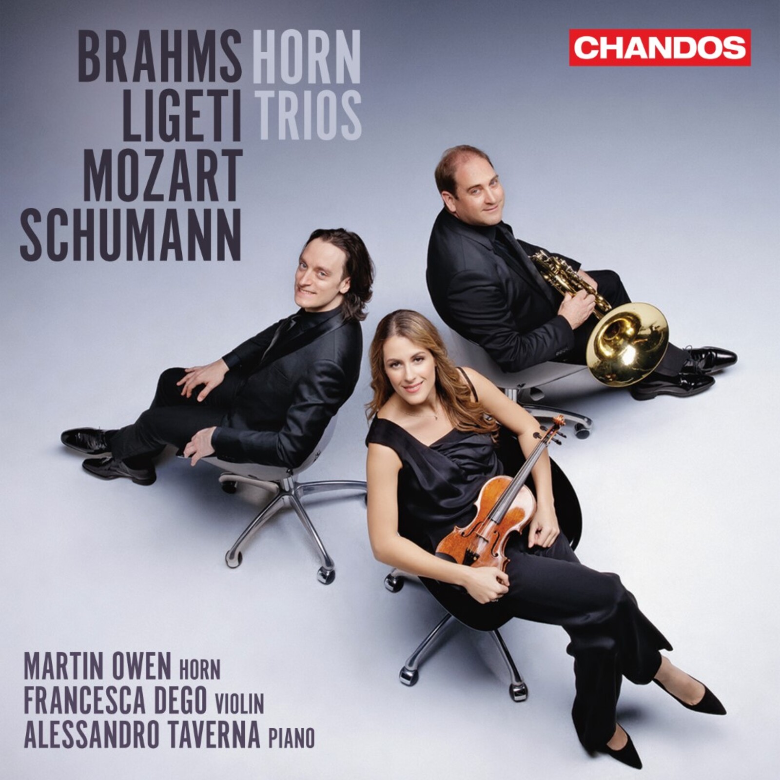 Picture of Martin Owen; Francesca Dego; Alessandro Taverna - Brahms, Ligeti, Mozart, Schumann: Horn Trios