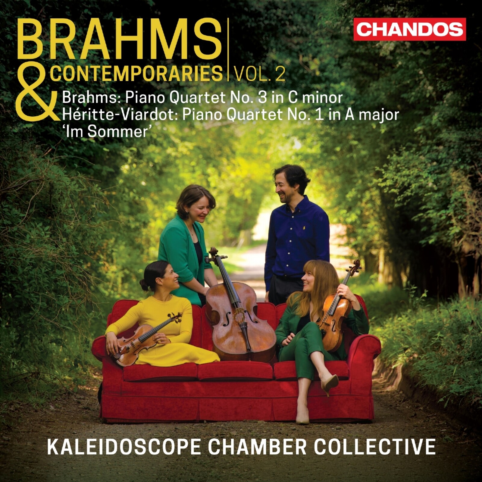 Picture of Kaleidoscope Chamber Collective - Brahms & Contemporaries, Vol. 2 - Johannes Brahms: Piano Quartet No. 3 in C minor; Louise Heritte-Viardot: Piano Quartet No. 1 in A major 'Im Sommer'