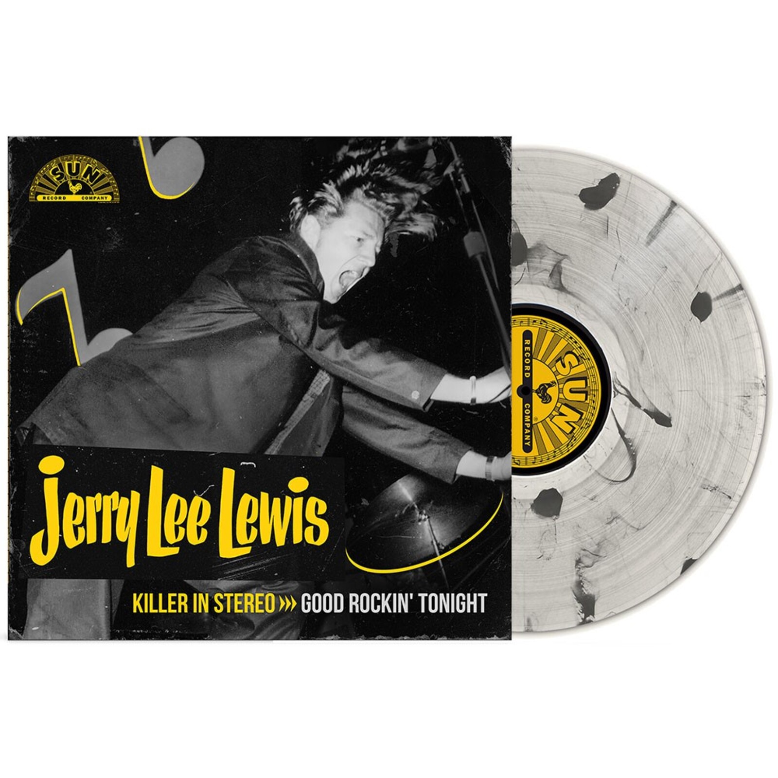 Picture of Jerry Lee Lewis - Killer In Stereo: Good Rockin' Tonight (Milky Clear w/ Black Ice Splatter Vinyl)