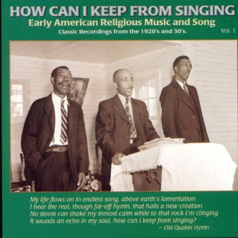 Picture of Various Artists - How Can I Keep From Singing Volume 1