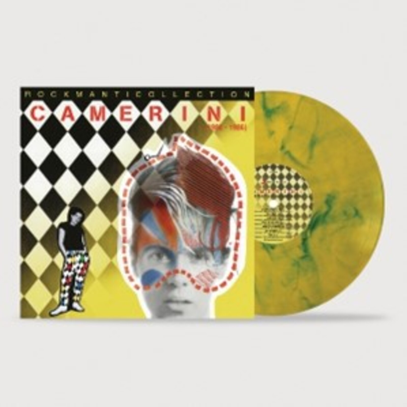 Picture of Camerini Alberto - Rockmantico Collection (1980-1986) (Yellow Blue Vinyl)