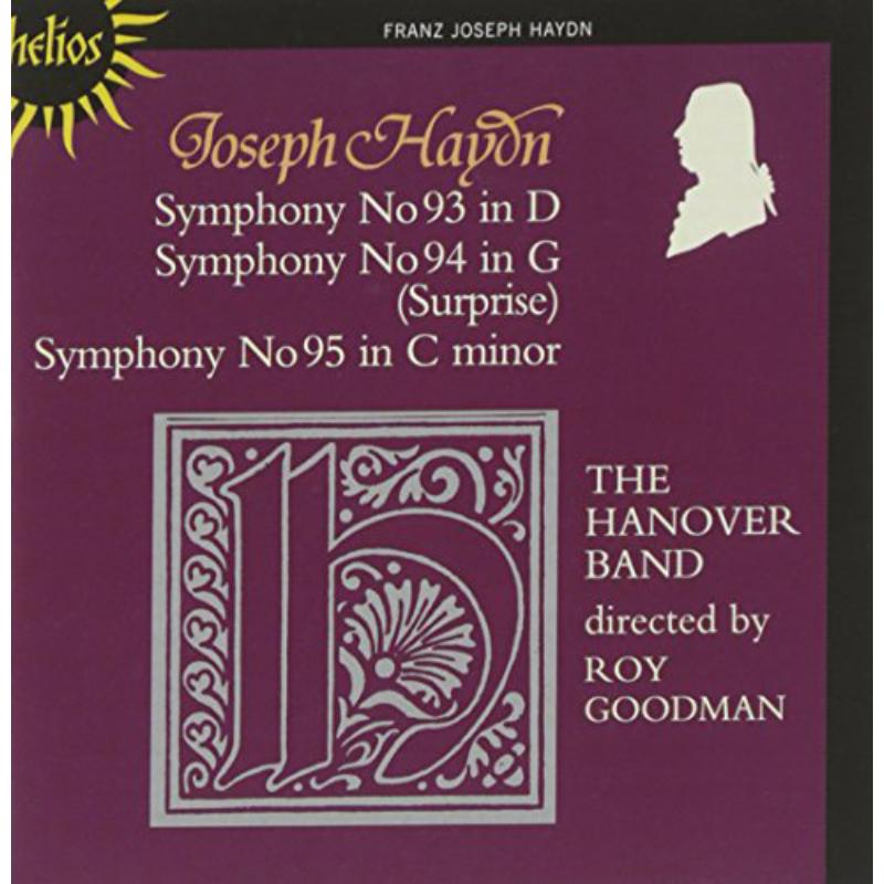 Picture of Roy Goodman: The Hanover Band - Haydn: Symphonies Nos 93-95