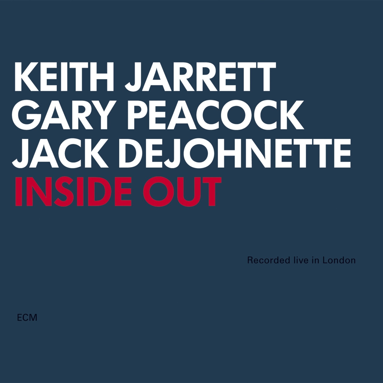 Picture of Jarret/Peacock/Dejohnette - Inside Out