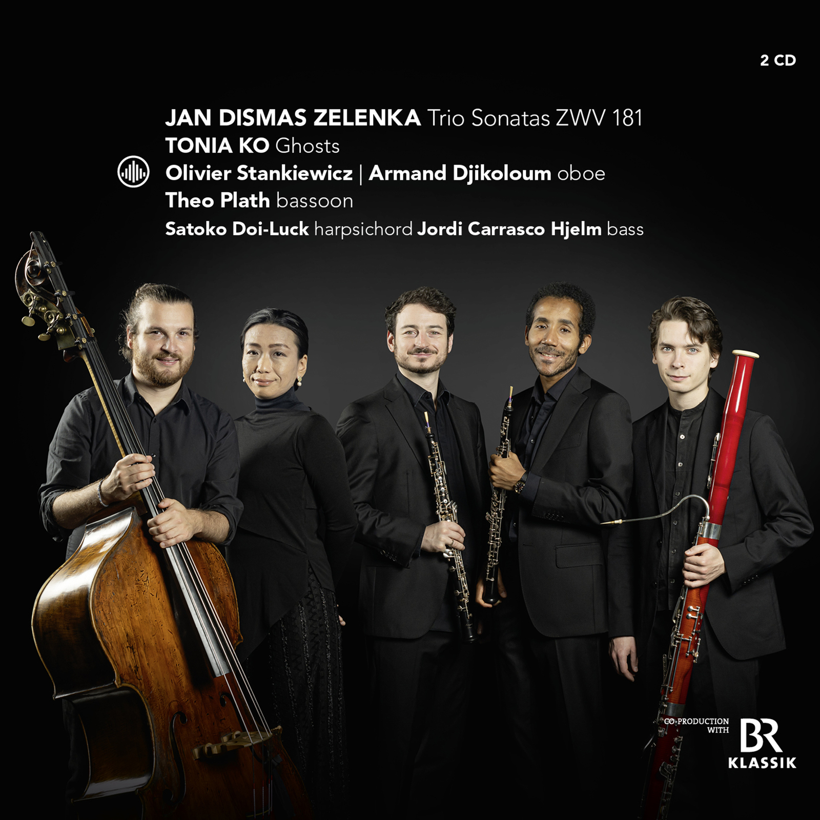 Picture of Theo Plath, Armand Djikoloum, Olivier Stankiewicz, Sakoto Doi, Jordi Carrasco Hjelm - Zelenka: Trio Sonatas ZWV 181, Ko: Ghosts