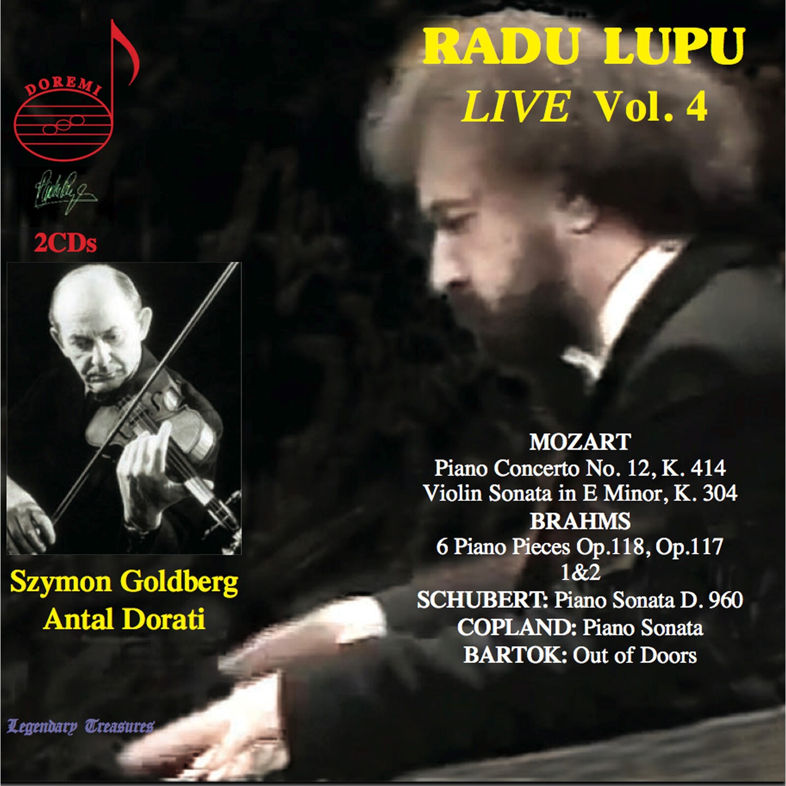 Picture of Radu Lupu; Cleveland Orchestra; Szymon Goldberg; Antal Dorati - Radu Lupu: Live, Vol. 4