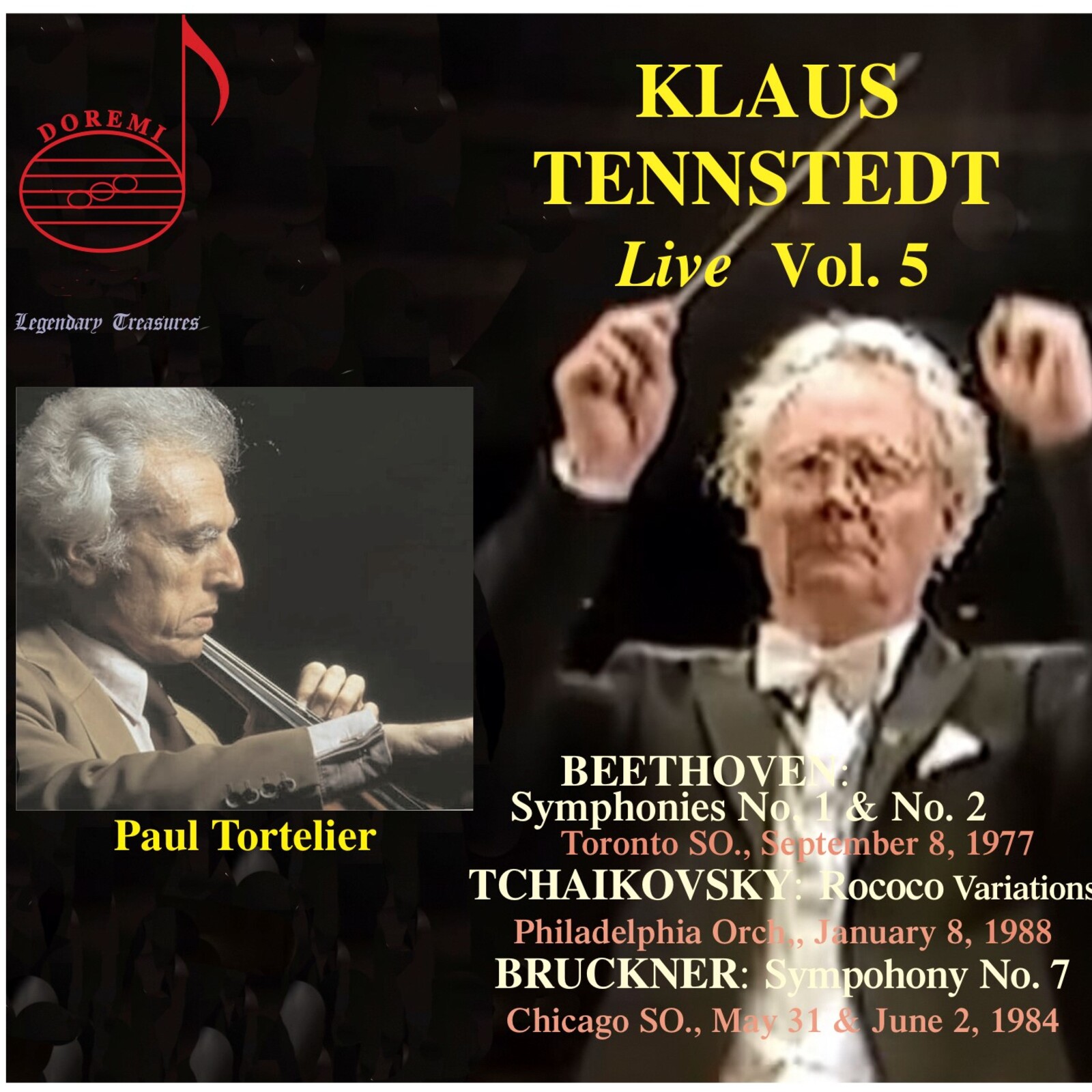 Picture of Toronto Symphony Orchestra; Paul Tortelier; Philadelphia Orchestra; Chicago Symphony Orchestra; Klaus Tennstedt - Klaus Tennstedt: Live, Vol. 5