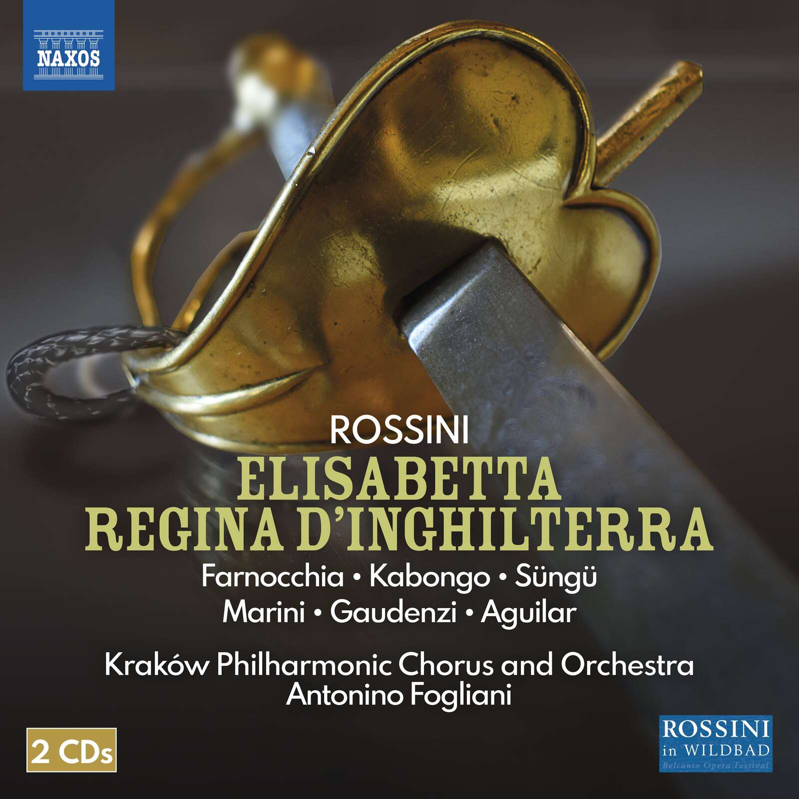 Picture of Serena Farnocchia; Patrick Kabongo; Mert Sungu; Veronica Marini; Mara Gaudenzi; Luis Aguilar; Krakow Philharmonic Chorus; Krakow Philharmonic Orchestra; Antonino Fogliani - Gioachino Rossini: Elisabetta regina d'Inghilterra ('Elizabeth, Queen of England')