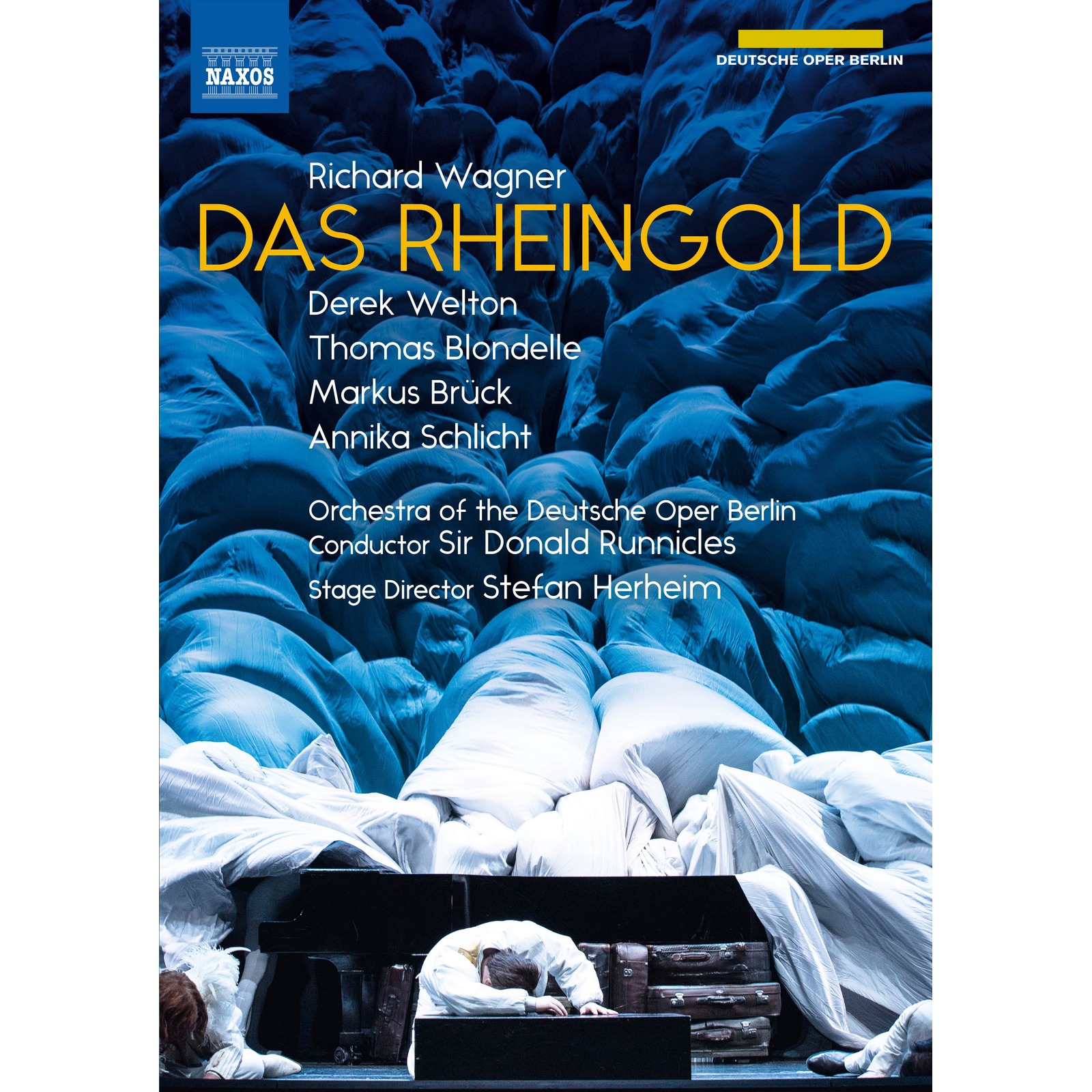 Picture of Derek Welton; Thomas Blondelle; Markus Bruck; Andrew Harris; Tobias Kehrer; Annika Schlicht; Jacquelyn Stucker; Flurina Stucki; Orchestra of the Deutsche Oper Berlin; Stefan Herheim; Sir Donald Runnicles - Richard Wagner: Das Rheingold