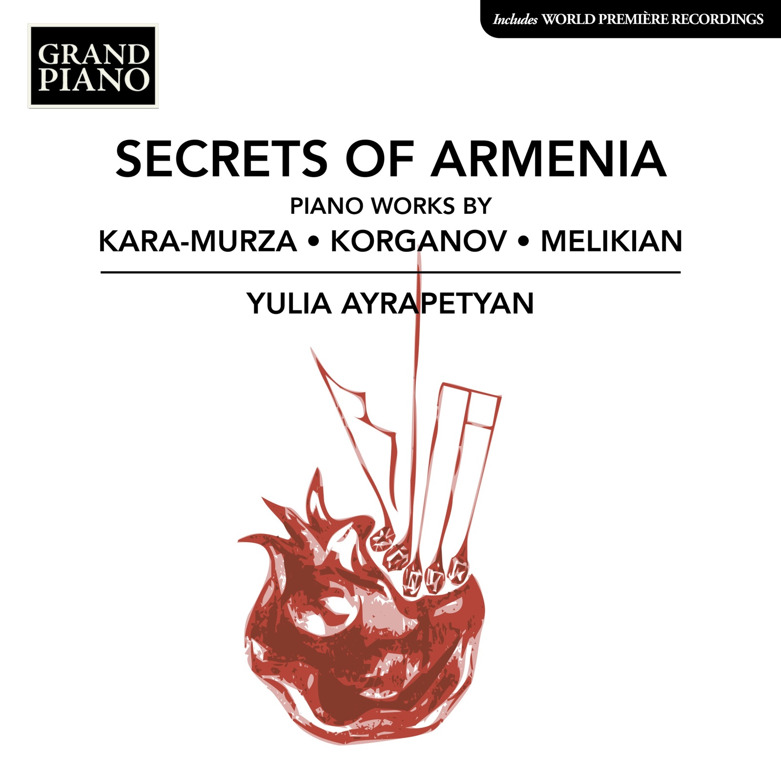 Picture of Yulia Ayrapetyan - Secrets of Armenia - Piano works by Christophor Kara-Murza; Genary Korganov; Romanos Melikian