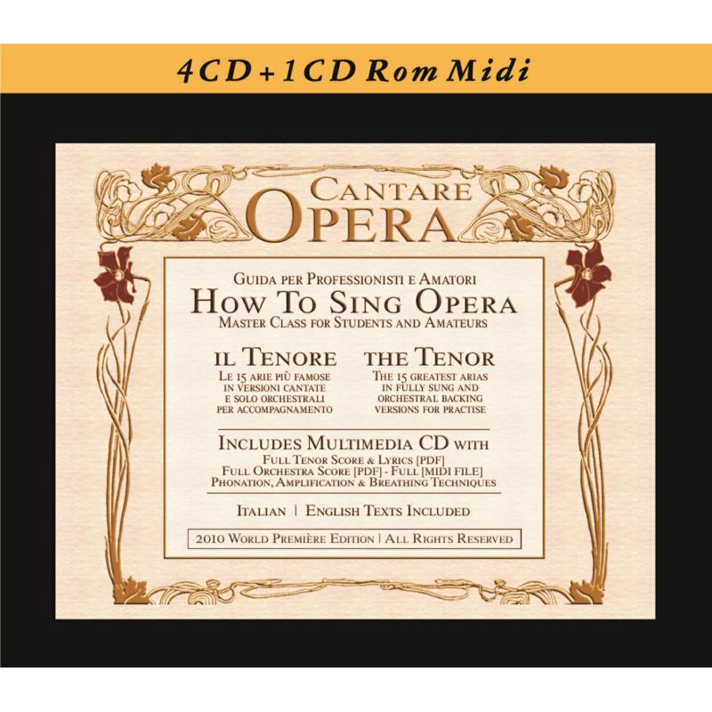 Picture of Orchestra Dell'Opera Di Milano - How to Sing Opera - Master Class for Students and Amateurs - The Tenor (5CD)