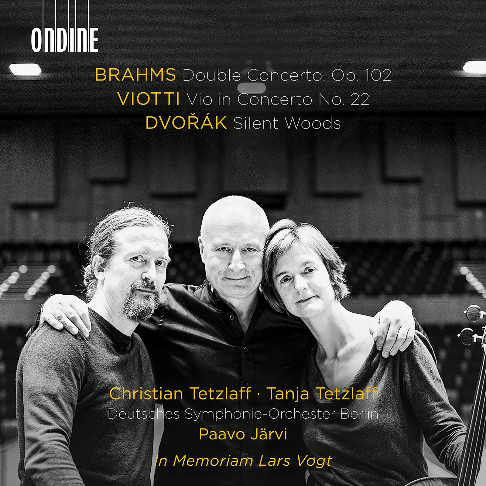 Picture of Christian Tetzlaff; Tanja Tetzlaff; Deutsches Symphonie-Orchester Berlin; Paavo Jarvi - Johannes Brahms: Double Concerto, Op. 102; Giovanni Battista Viotti: Violin Concerto No. 22; Antonin Dvorak: Silent Woods