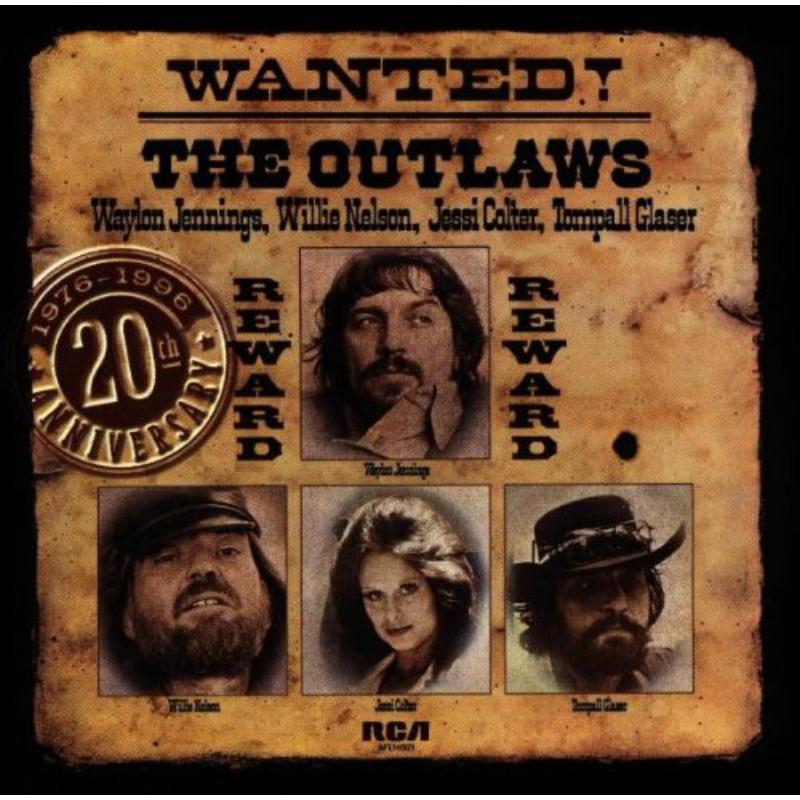 Picture of Jennings/Nelson/Colter/Glaser - Wanted: The Outlaws