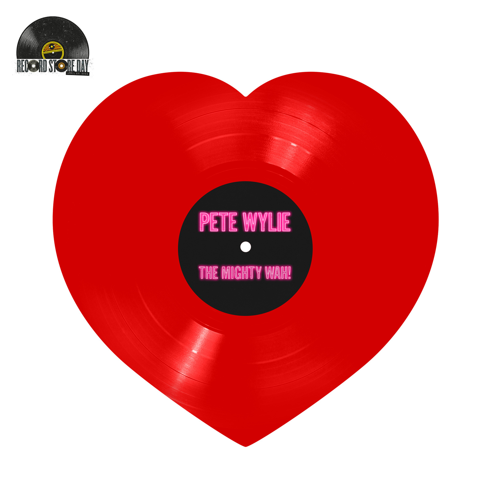 Picture of Pete Wylie & The Mighty WAH! - Heart As Big As Liverpool (Heart-Shaped 7)