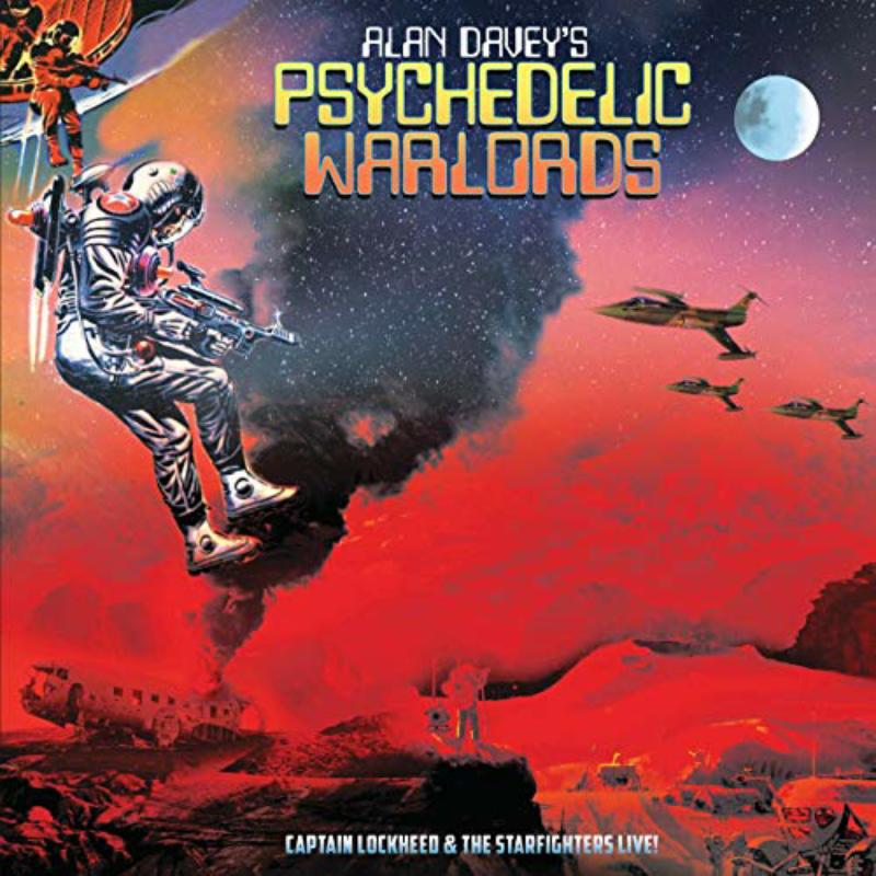 Picture of Alan Davey�s Psychedelic Warlords - Captain Lockheed And The Starfighters Live! (Yellow Vinyl)