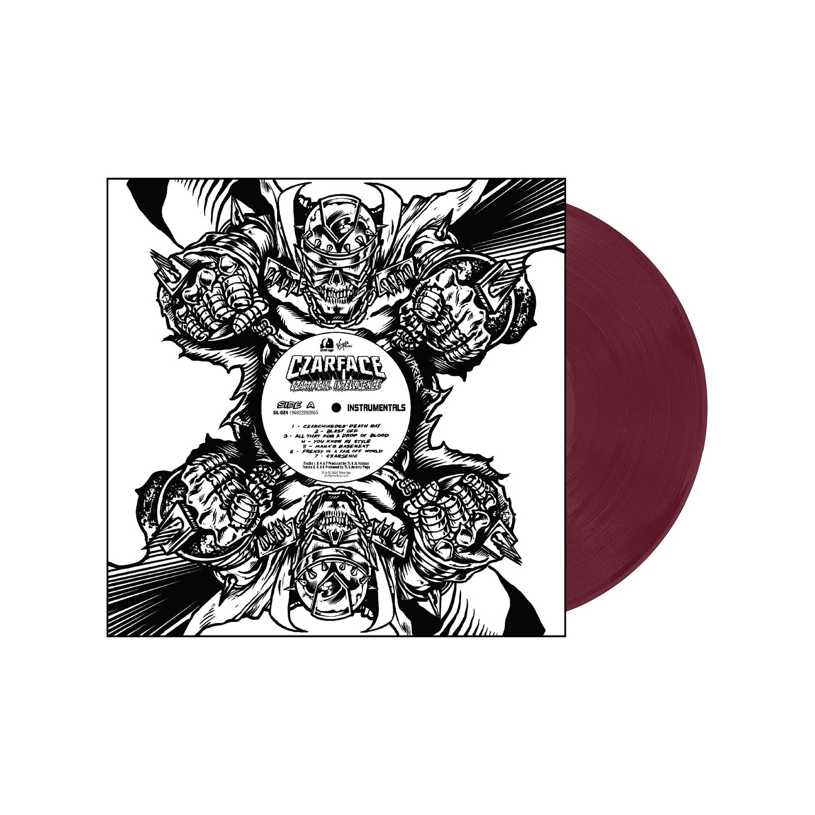 Picture of Czarface - Czartificial Intelligence(Instrumentals) (Czarvard Crimson Vinyl)