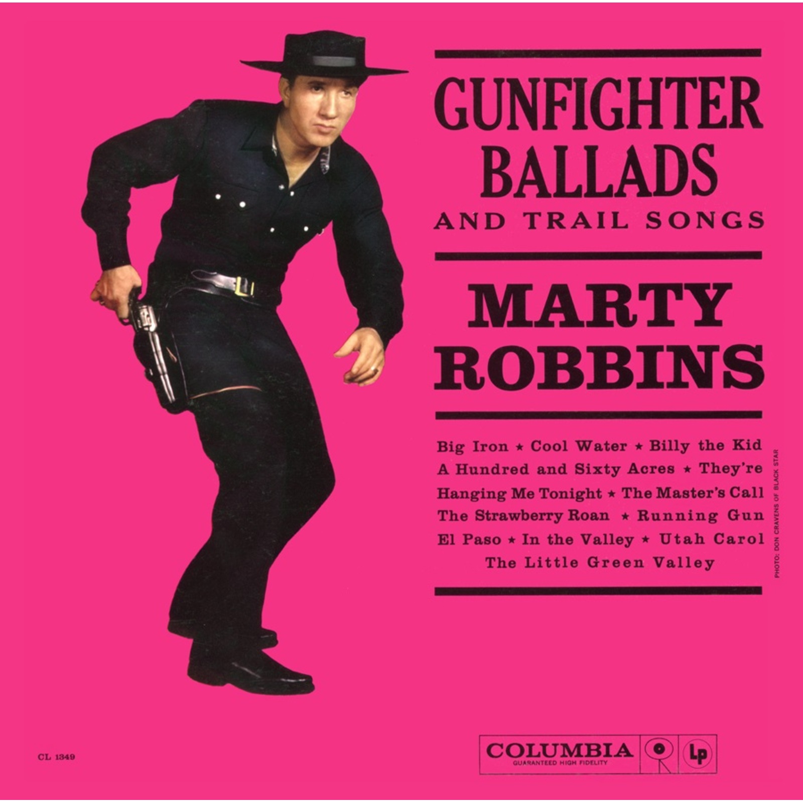 Picture of Marty Robbins - Sings Gunfighter Ballads and Trail Songs (Silver and Red Bullets 'n' Blood Vinyl )