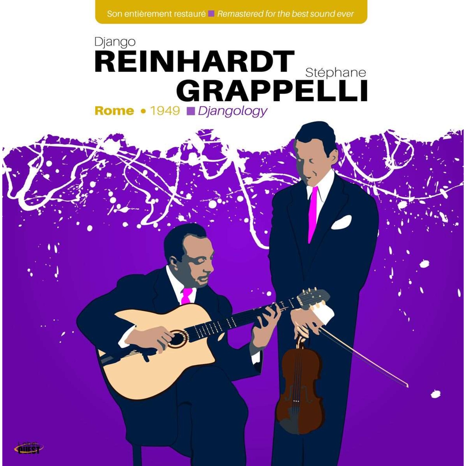 Picture of Django Reinhardt & Stephane Grappelli - Djangology - Rome 1949