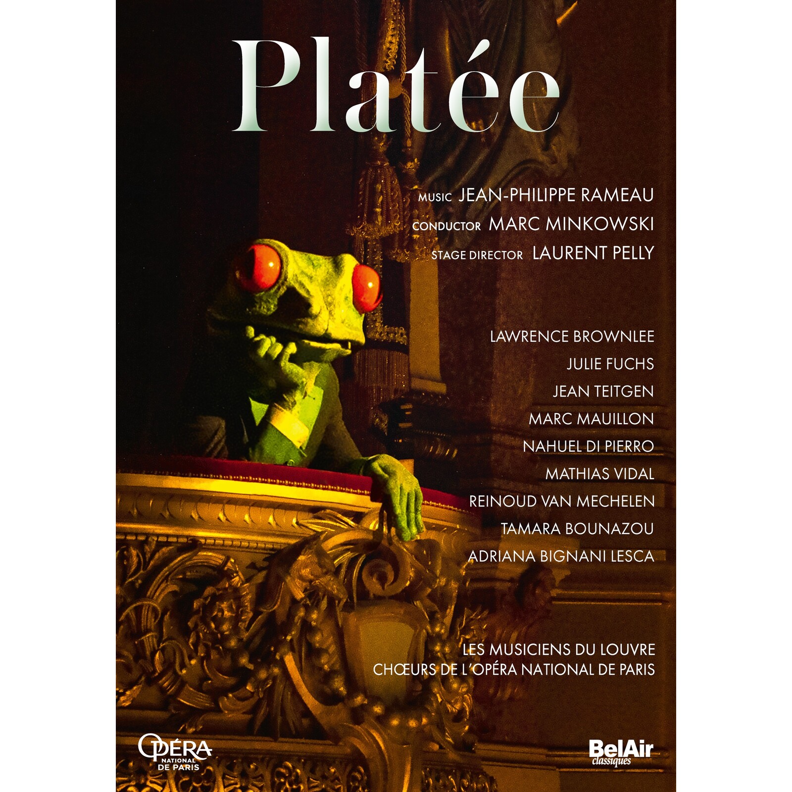 Picture of Lawrence Brownlee; Julie Fuchs; Jean Teitgen; Marc Maullon; Nahuel Di Pierro; Mathias Vidal; Reinoud van Mechelen; Les musiciens du Louvre; Choeurs de l'Opera National de Paris; Marc Minkowski - Jean-Philippe Rameau: Platee