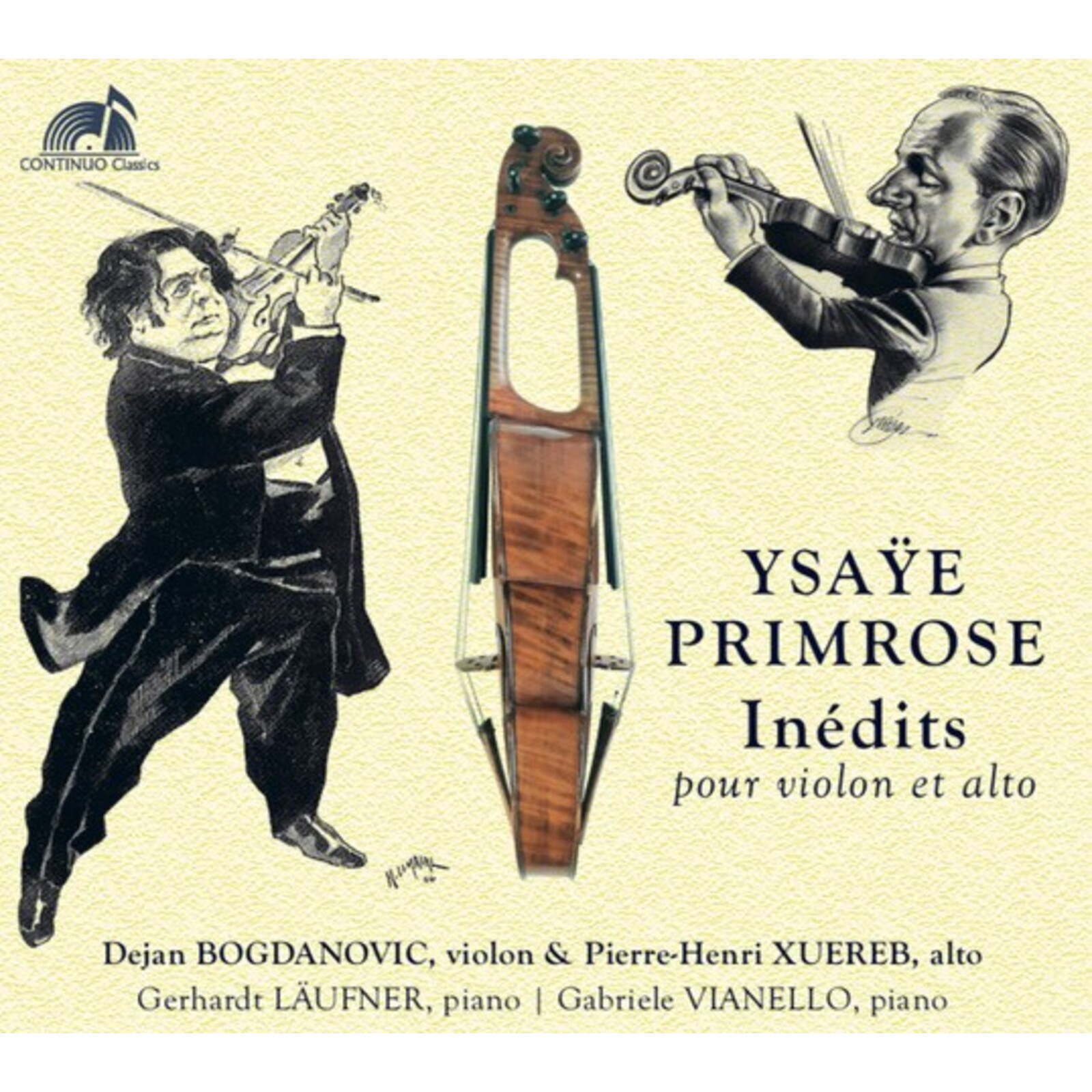 Picture of Dejan Bogdanovic; Pierre-Henri Xuereb; Gerhardt Laufner; Gabriele Vianello - Ysaye & Primrose - Inedits pour violon et alto