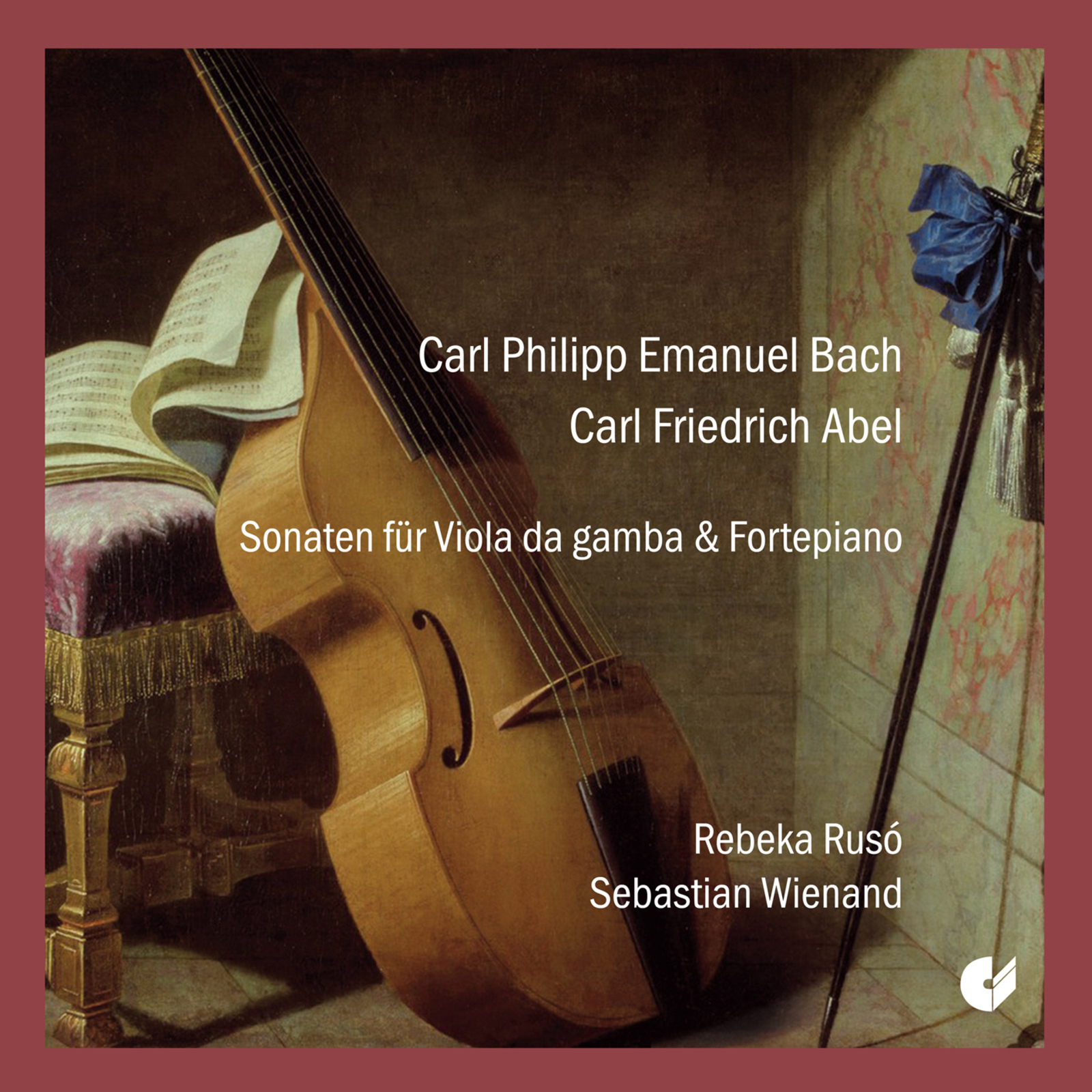Picture of Rebeka Ruso; Sebastian Wienand - C.P.E. Bach & C.F. Abel - Sonatas for Viola da Gamba & Fortepiano