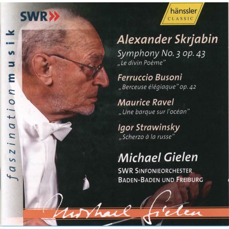 Picture of Gielen Swr Sinfonieorchester - SCRIABIN: SYMPHONY NO. 3, OP. 43 / BUSONI: BERCEUS