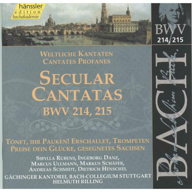 Picture of Rilling Bach-Collegium Stuttg - Bach: Secular Cantatas