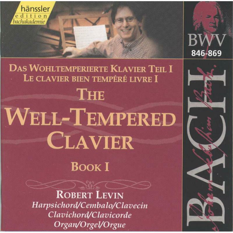 Picture of Robert Levin - Bach, J S: The Well-Tempered Clavier, Book 1