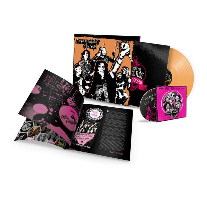 Picture of Alice Cooper - Live From The Astroturf (Apricot LP)