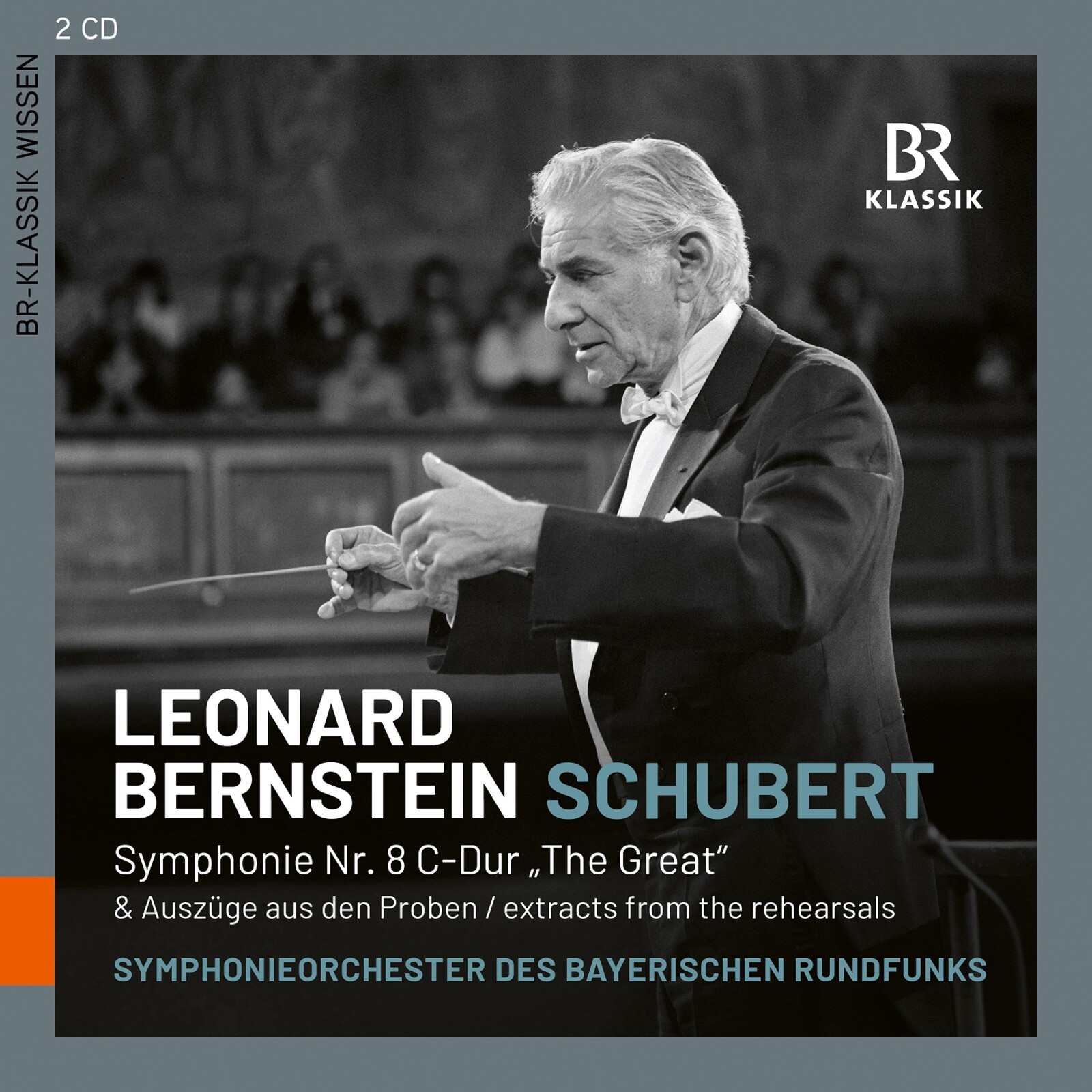 Picture of Symphonieorchester des Bayerischen Rundfunks; Friedrich Schloffer; Johannes Ritzkowsky; Leonard Bernstein - Franz Schubert: Symphony No. 8; 'Conductors in Rehearsal' - Leonard Bernstein rehearses with the BRSO (in German)