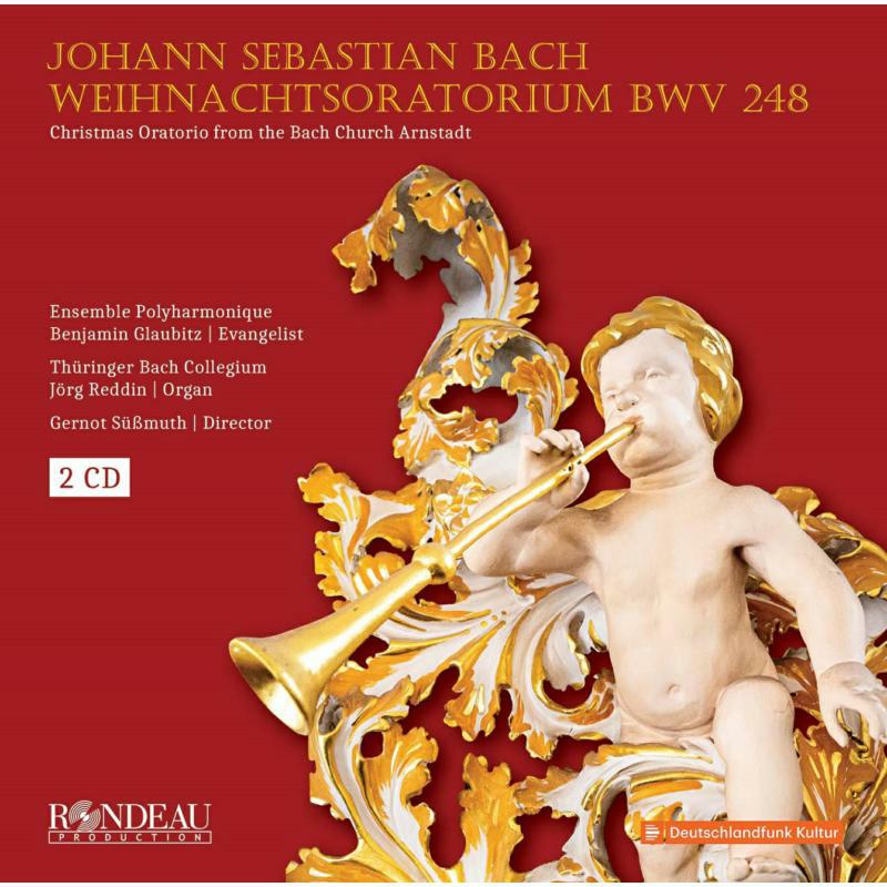 Picture of Benjamin Glaubitz; J�rg Reddin; Ensemble Polyharmonique; Th�ringer Bach Collegium; Gernot S��muth; Gernot S��muth - BACH: CHRISTMAS ORATORIO