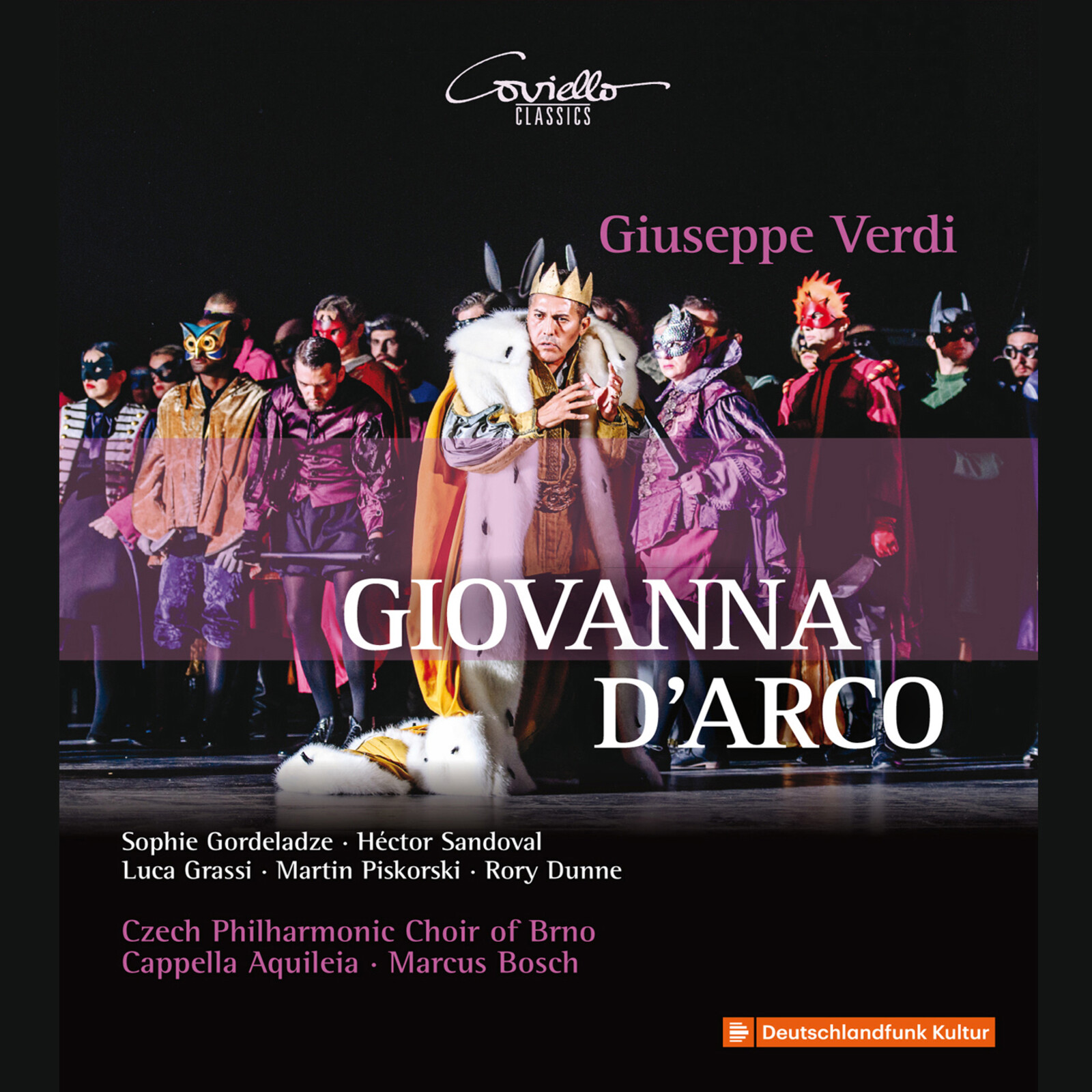 Picture of Sophie Gordeladze, Hector Sandoval, Luca Grassi, Martin Piskorski, Rory Dunne, Cappella Aquileia, Tschechischer Philharmonischer Chor Brno, Marcus Bosch - Giuseppe Verdi: Giovanna d'Arco