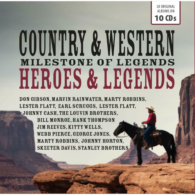 Picture of Various Artists - Milestone Of Legends: Country & Western Heroes (10CD)