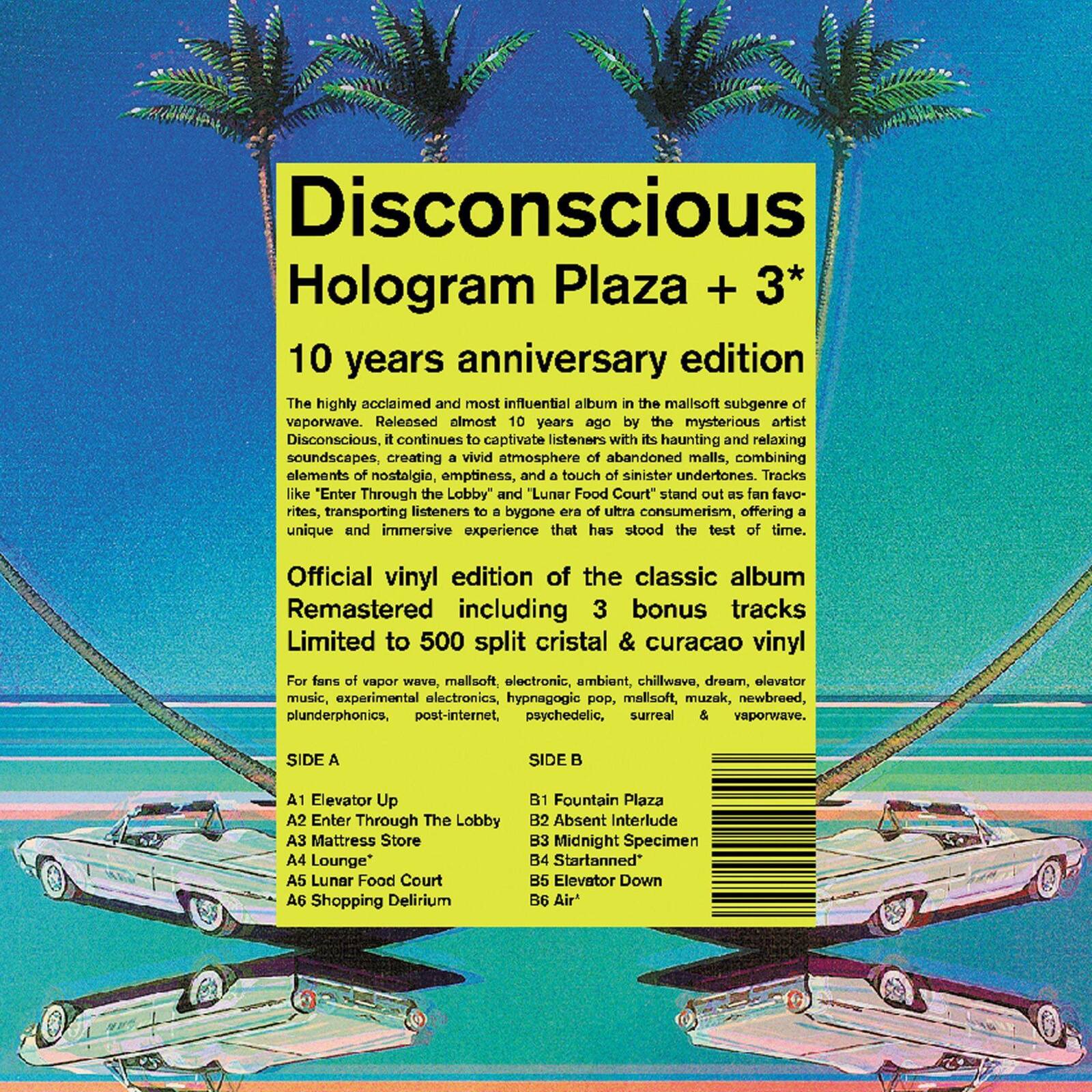 Picture of Disconscious - Hologram Plaza + 3 - Hologram Plaza + 3 (10 years anniversary edition)