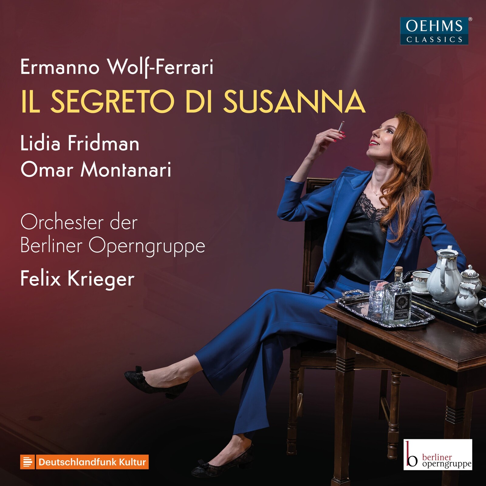 Picture of Lidia Fridman; Omar Montanari; Guido Lamprecht; Orchester der Berliner Operngruppe; Felix Krieger - Ermanno Wolf-Ferrari: Il segreto di Susanna
