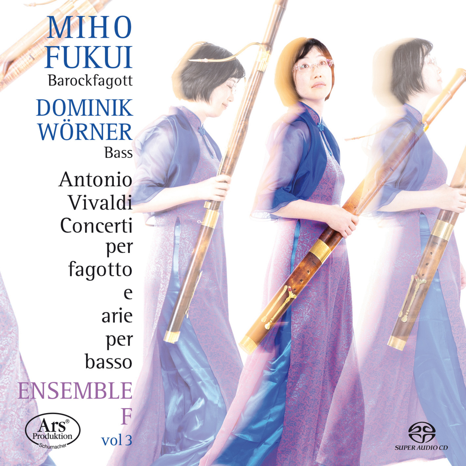 Picture of Miho Fukui; Dominik Worner; Ensemble F - Antonio Vivaldi: Concerti per Fagotto Vol. 3