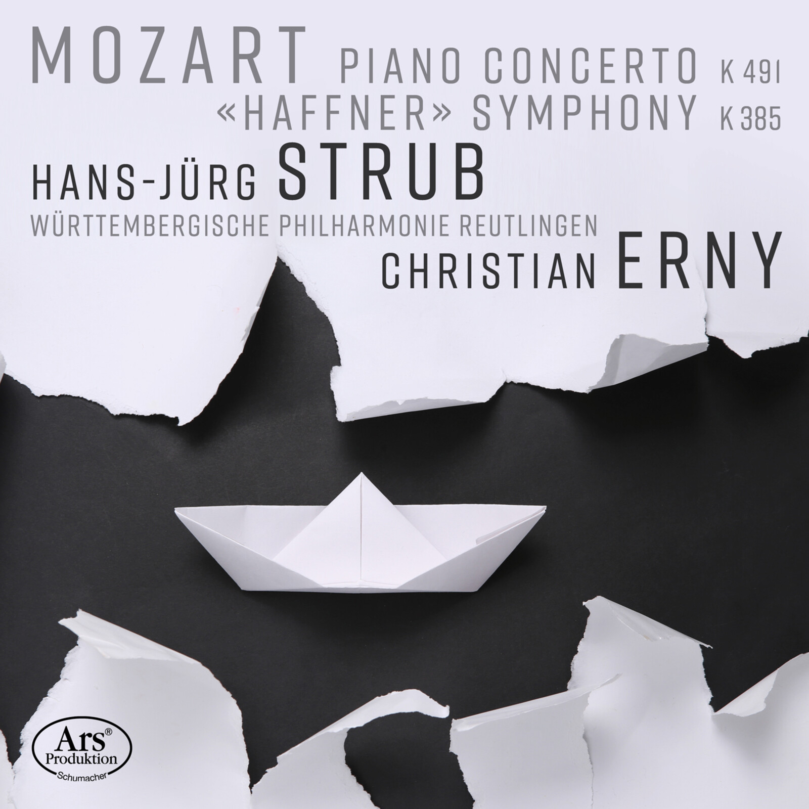 Picture of Hans-Jurg Strub; Wurttembergische Philharmonie Reutlingen; Christian Erny - W.A. Mozart - Symphony No. 35 Haffner, Piano Concerto No. 24