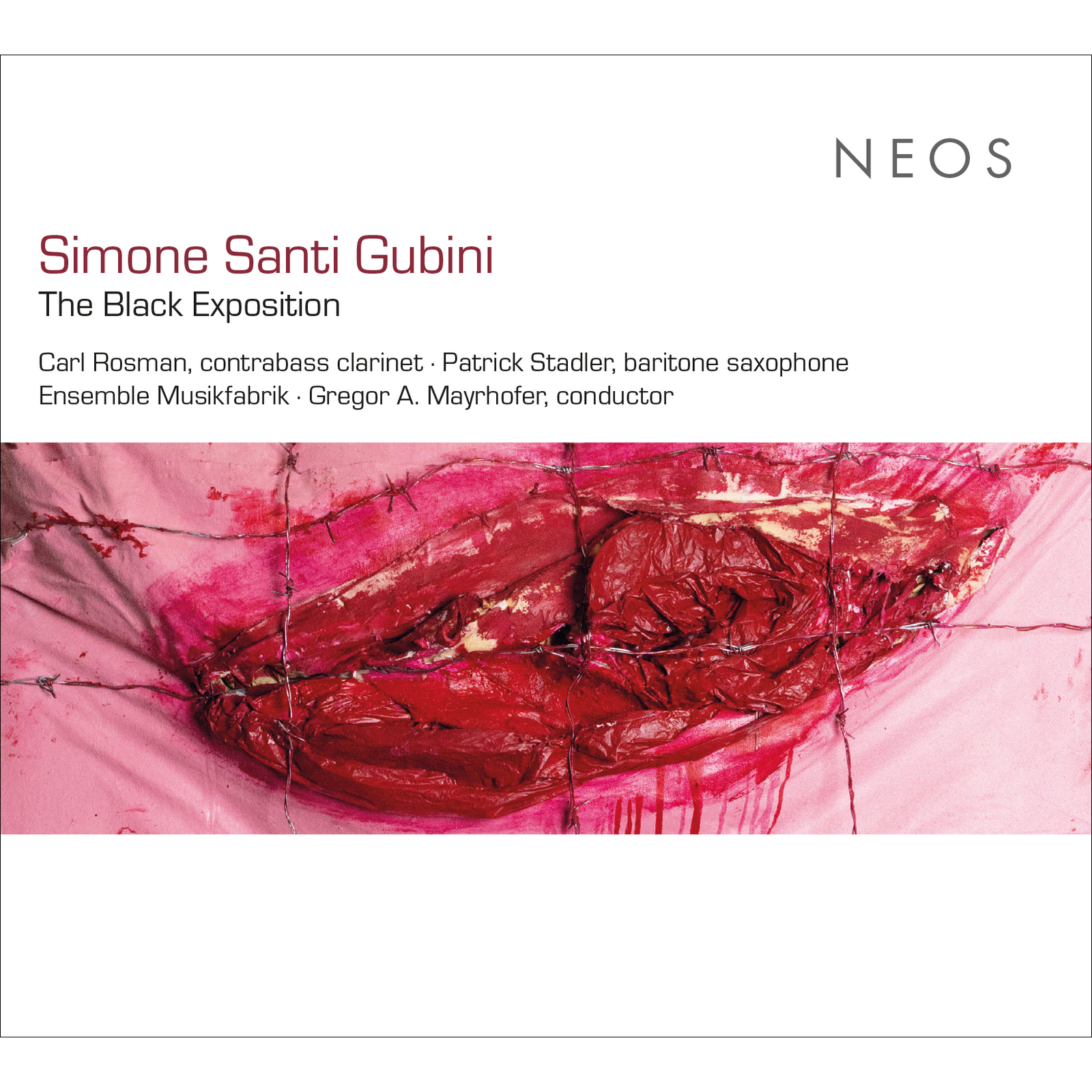 Picture of Ensemble Musikfabrik, Carl Rosman, Patrick Stadler - Simone Santi Gubini: The Black Exposition