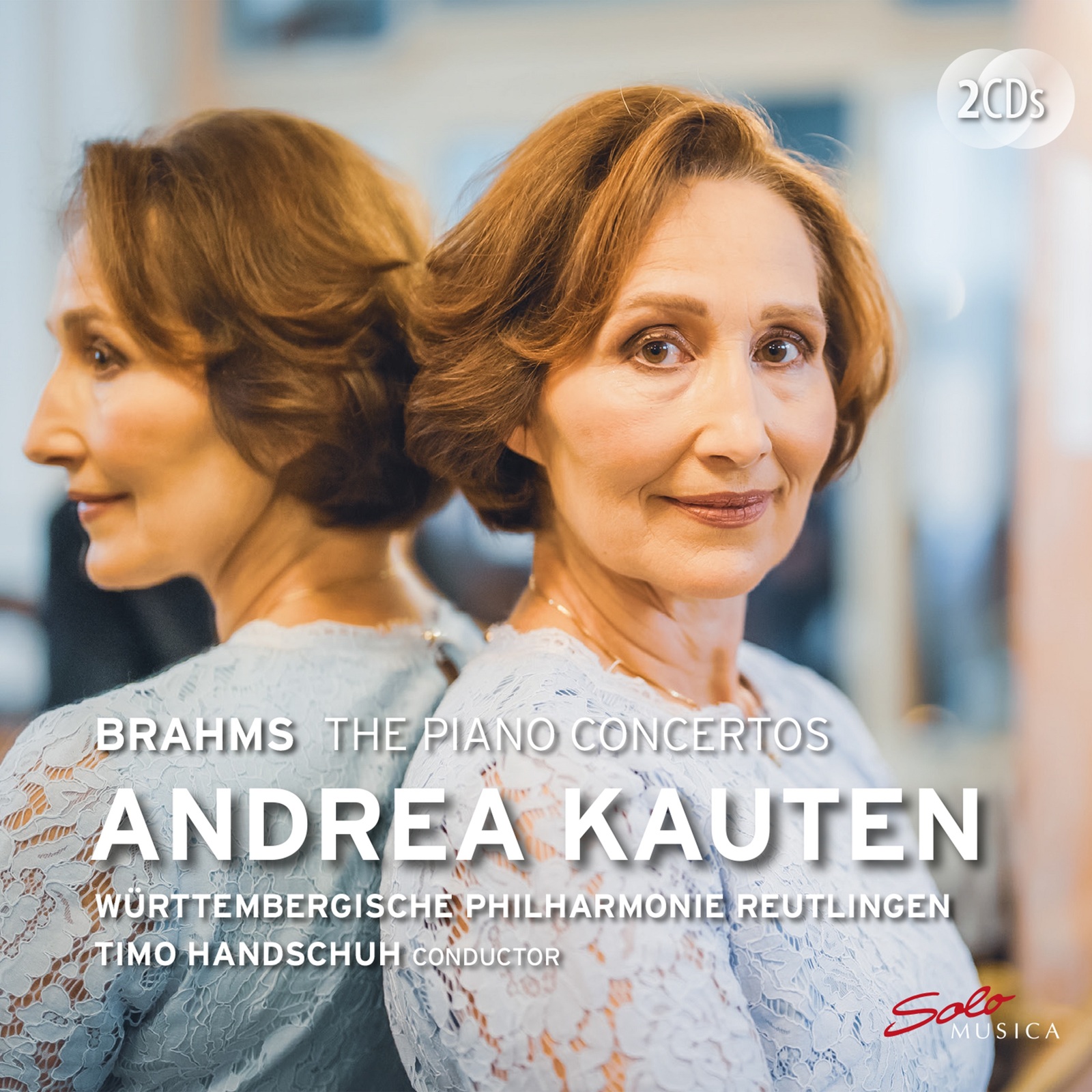 Picture of Andrea Kauten; Wurttembergische Philharmonie Reutlingen; Timo Handschuh - Johannes Brahms: The Piano Concertos