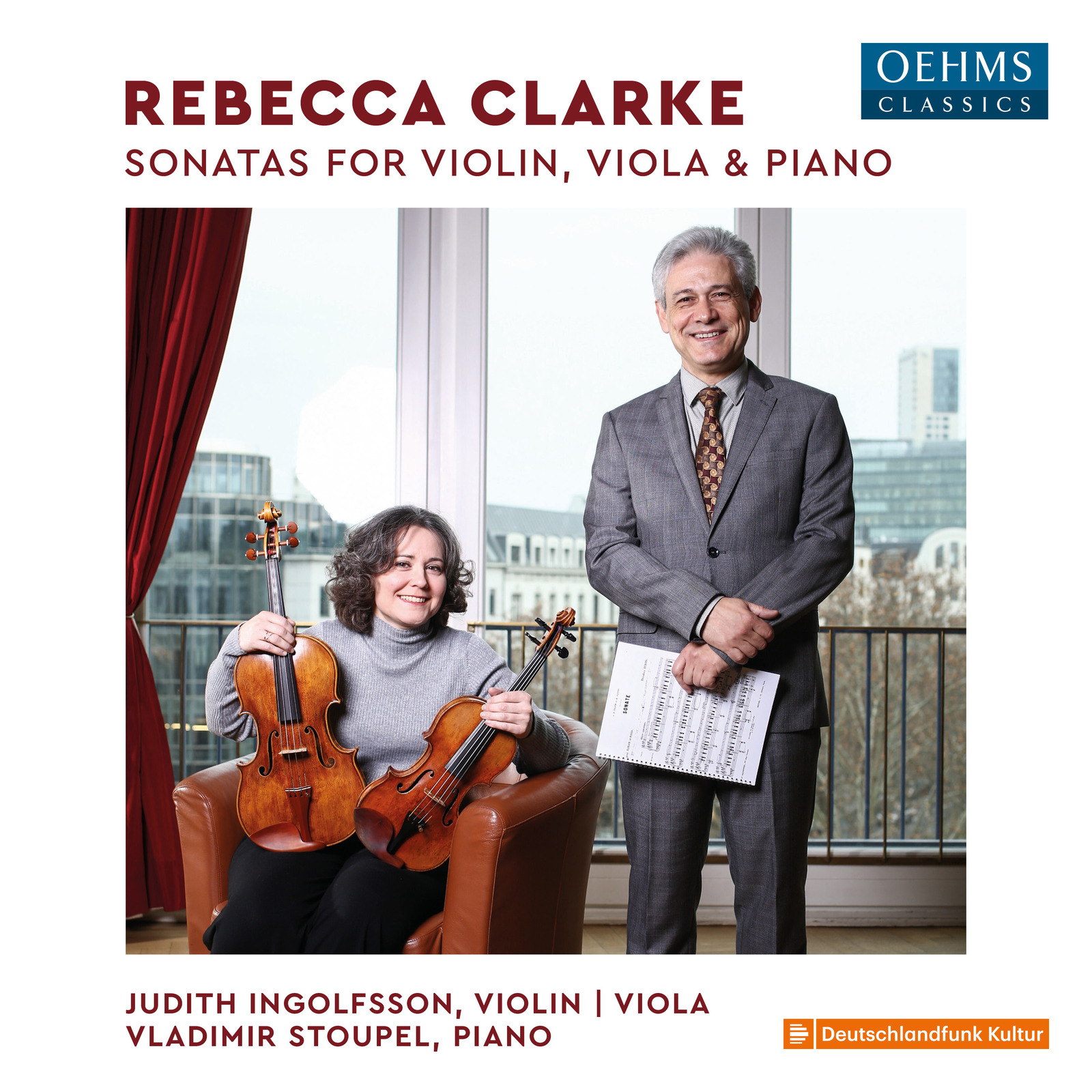 Picture of Judith Ingolfsson; Vladimir Stoupel - Rebecca Clarke: Sonatas for violin, viola and piano